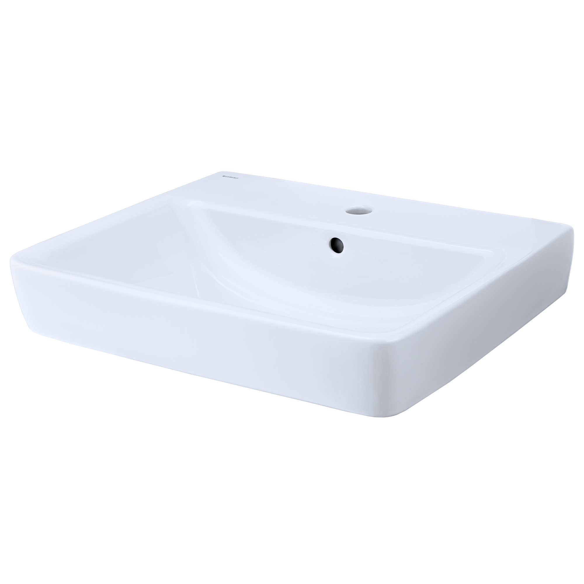 Geberit Waschbecken 'Renova Plan' weiß 60 x 18,5 x 48 cm
