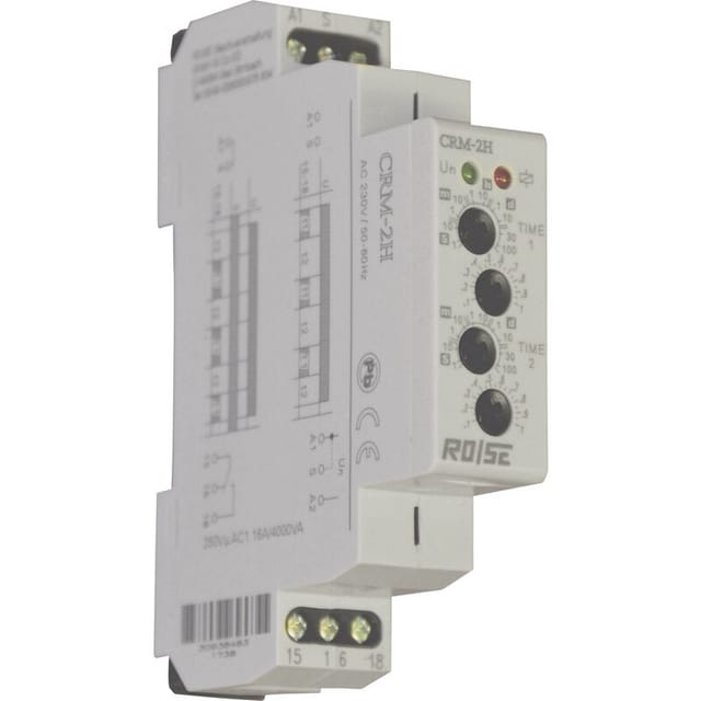 Rose Lm Crm-2he/uni Crm-2he/uni Zeitrelais Multifunktional 1 St. Zeitbereich: 0.1 S - 10 Tage 1 Wec