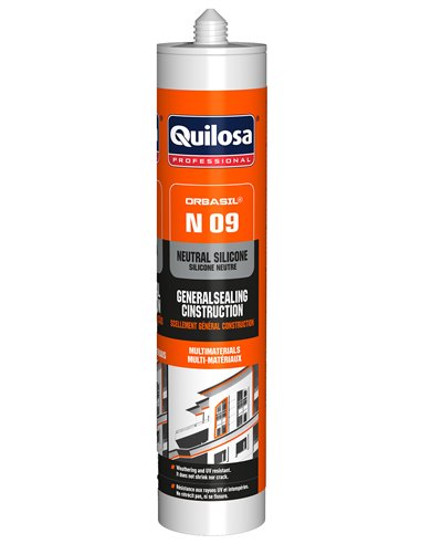 Quilosa - Neutrales Silikon N09 Kartusche 300ml Transparent