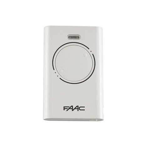 Emetteur Radio Control 2 Canaux Blanc Faac Xt2 868 Slh Lr 787009