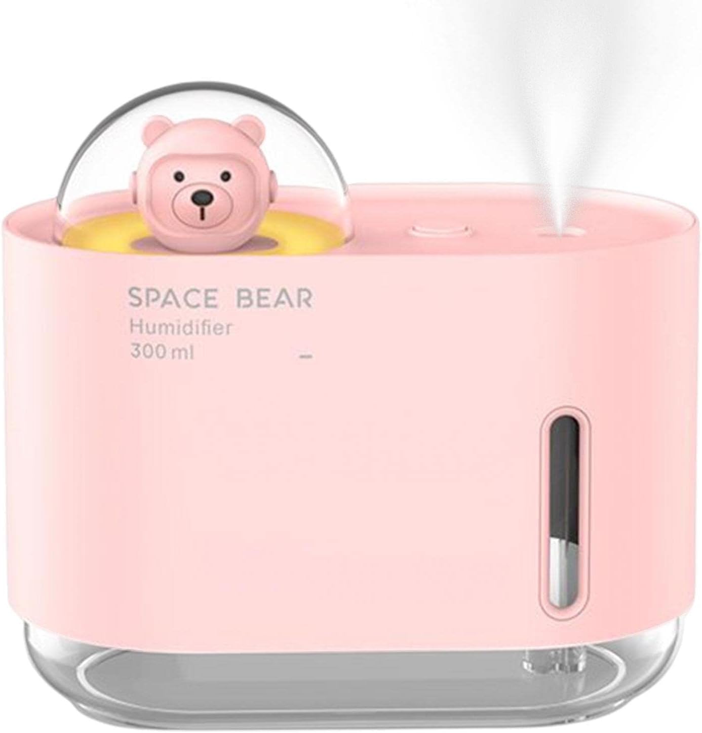 Luftbefeuchter Fürs Schlafzimmer Space Bear Luftbefeuchter Fürs Schlafzimmer 300 Ml Kaltnebel-luftbefeuchter Fürs Kinderzimmer, Automatische Abschaltung, Nachtlicht, Usb-anschluss, Filter Nicht Enth