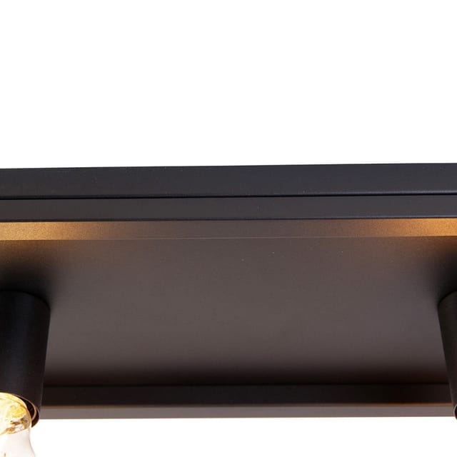 Smarte Deckenleuchte Schwarz 99,5 Cm Inkl. 4 Wifi A60 - Cage
