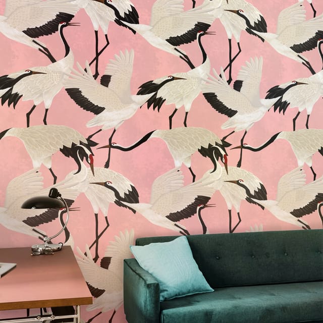 Elegante Selbstklebende Tapete Für Wohnzimmer Aironi Rosa