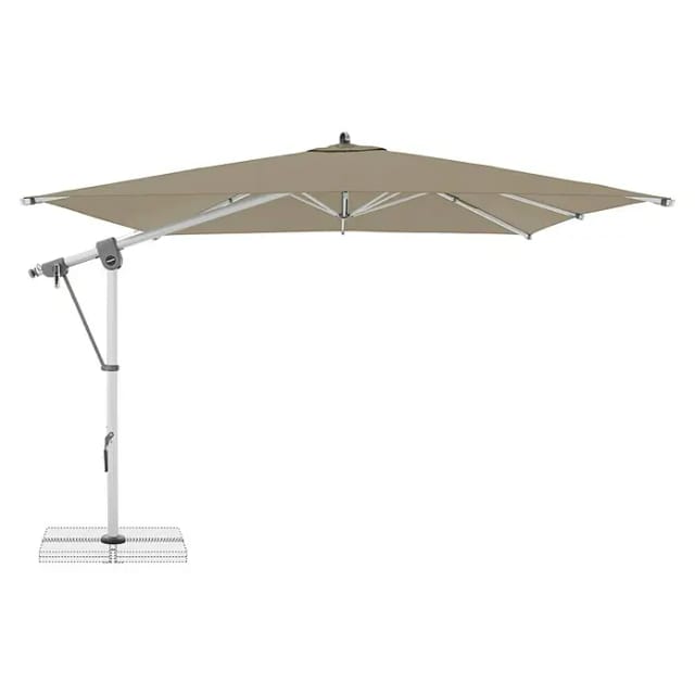 Sonnenschirm / Ampelschirm 'expert 300', 300 X 300 Cm, Sand, Bezug Aus 100% Polyester, Gestell Aus Aluminium, 27,1 Kg Sonnenschirm / Ampelschirm 'expert 300 X 300', Sand, 300 X 300 Cm - Doppler