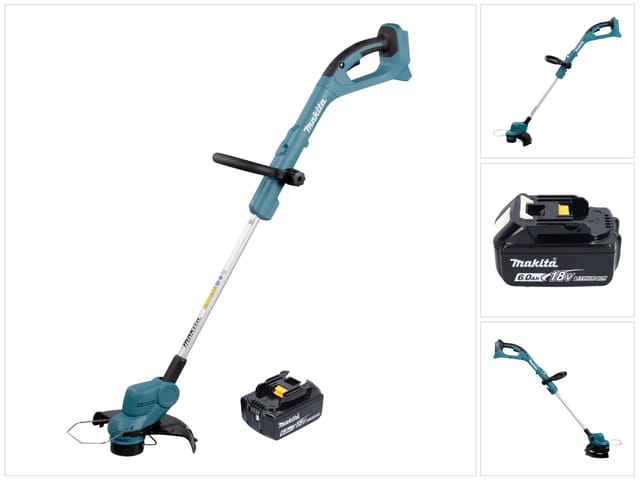 Dur 193 G1 Akku Rasentrimmer 18 V 260 Mm + 1x Akku 6,0 Ah - Ohne Ladegerät - Makita