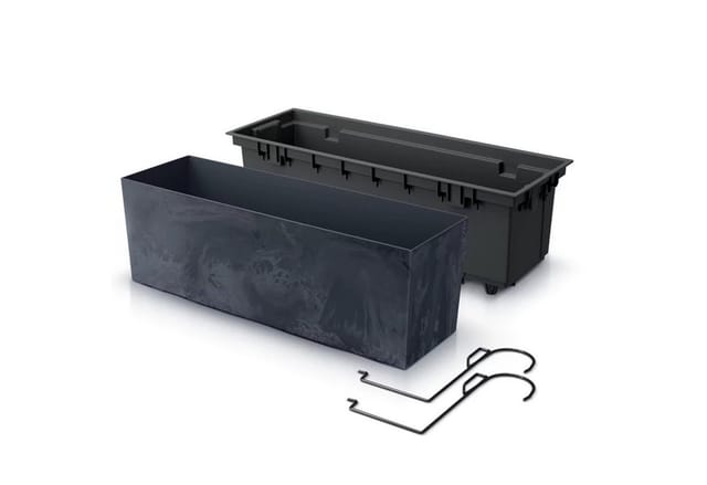 Urbi Balkon-blumentopf In Betonoptik Duc600ew Anthrazit