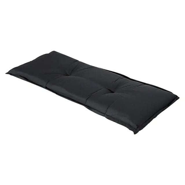 Basic Schwarz Auflage Zu Bank 150 Cm 50% Baumwolle / 50% Polyester