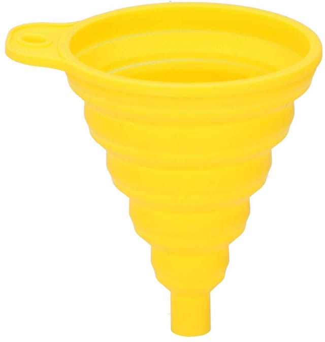 Dunlop Klapptrichter Für Autos Ø9x10cm Aus Gelbem Silikon