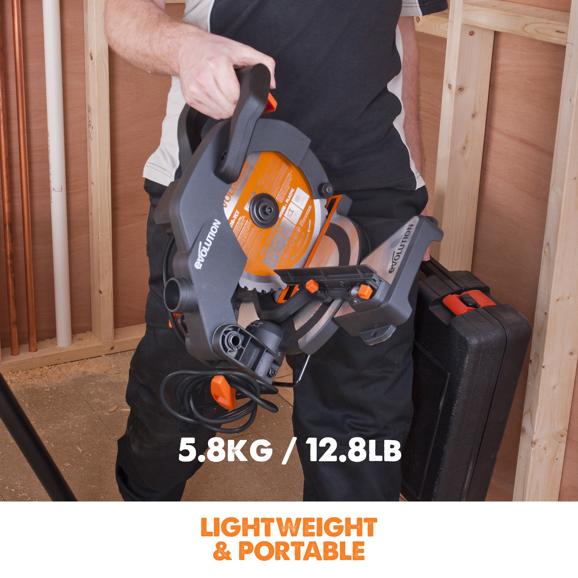 Evo 670210r Ingletadora Portátil R210cms