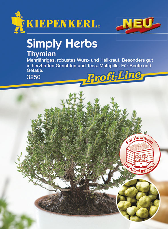 Kiepenkerl Thymian Thymus Vulgaris, Inhalt Ca. 15 Pflanzen Gemüsesamen