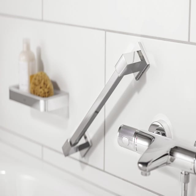 Quickfix Start Cube - Haltegriff, Länge 35 Cm, Verchromt 41094000 - Grohe