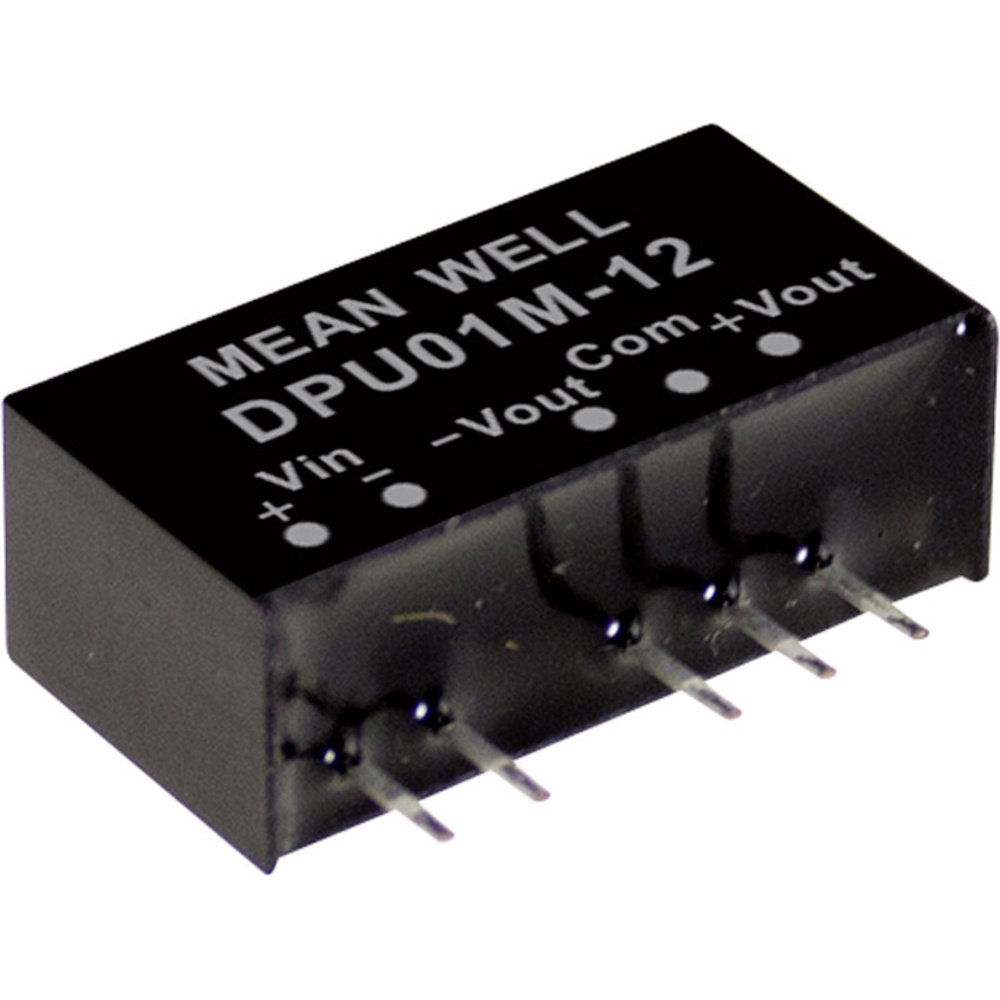 Dpu01n-12 Dc/dc-wandlermodul 42 Ma 1 W Anzahl Ausgänge: 2 X Inhalt 1 St. - Mean Well