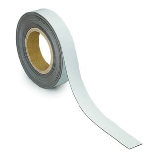 Kennzeichnungsband Magnetisch, 30 Mm X 10 M, Farbe Weiß - Maul