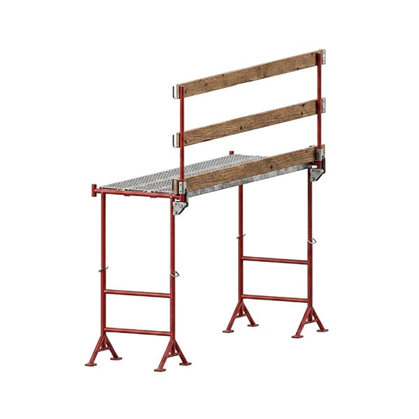 Teleskop-maurergerüst 1.20 Bis 2.20m - Länge 3.00m - Geländer - Kittr12/21epx3m/gc