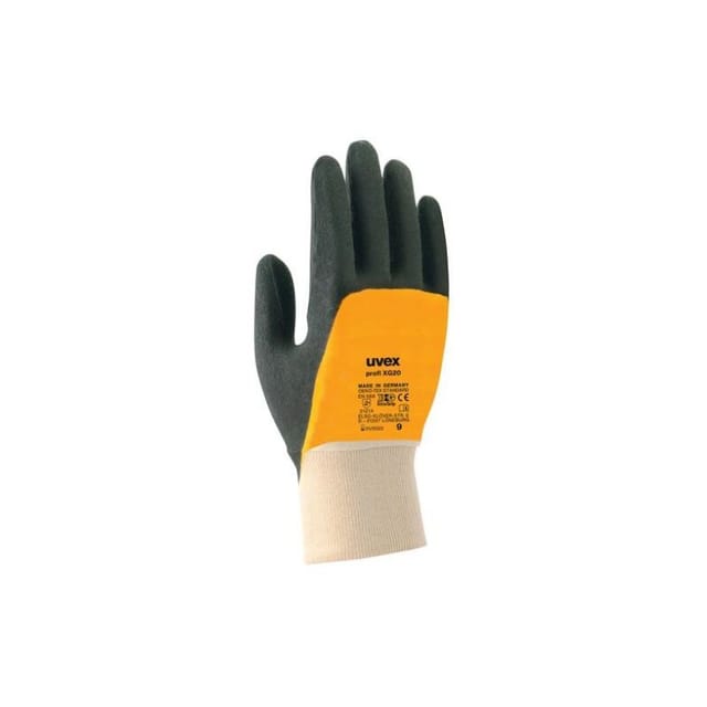 Uvex Schutzhandschuh Profi Xg20 Orange, Schwarz Gr. 6