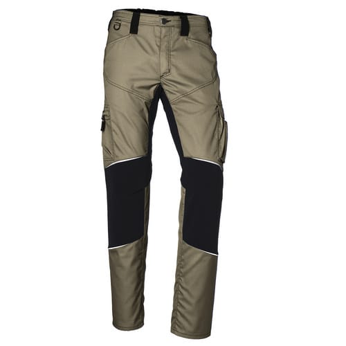 Kübler Workwear - Kübler Activiq Stretchhose Sandbraun/schwarz 56