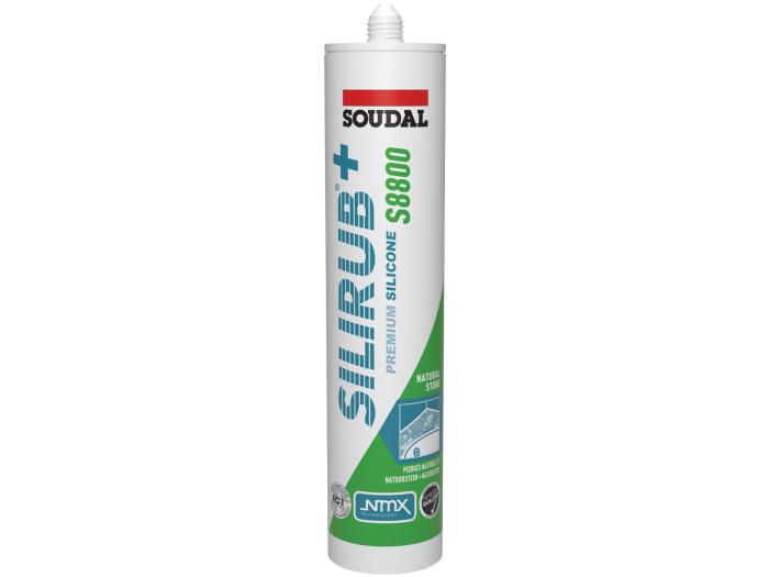 Soudal Natursteinsilikon Silirub+ S8800 300ml Marmorgrau Matt 159969