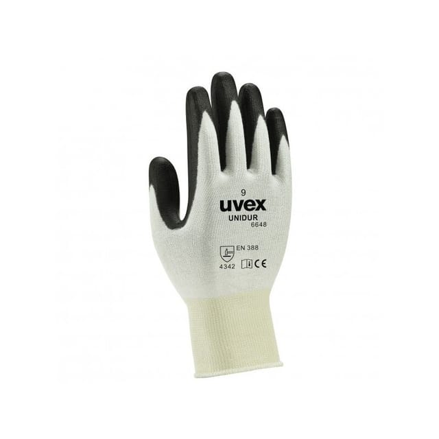 Uvex Schutzhandschuh Unidur 6648 Schwarz Gr. 11