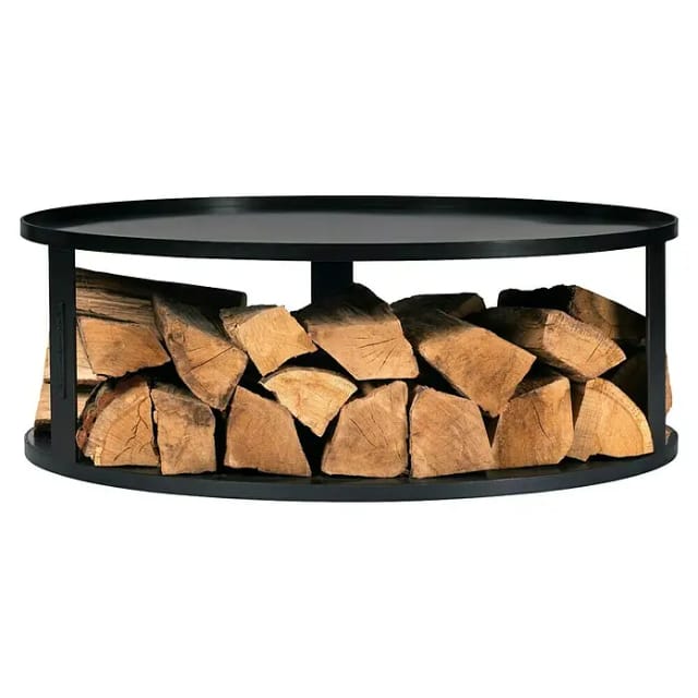 Cookking - Stahl Feuerschalenbasis & Holzlager 82 Zubehör Für Feuerschalen Ø 82 Cm
