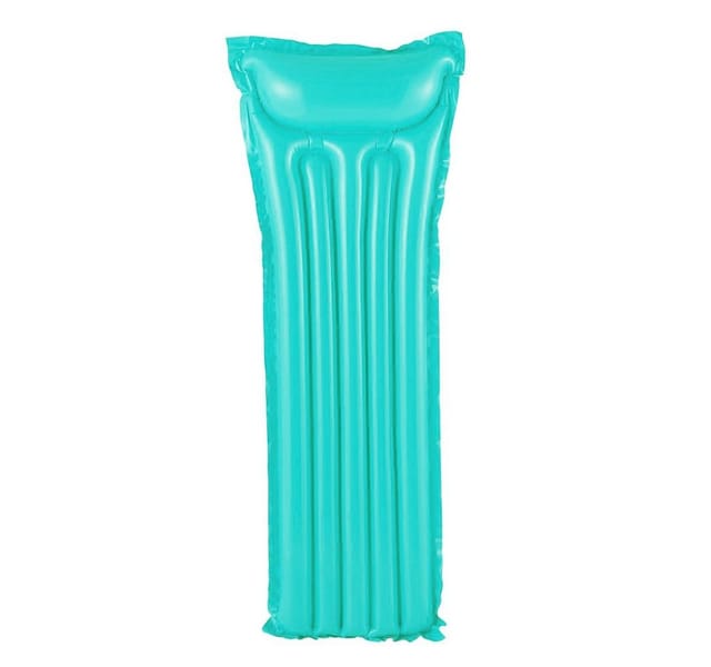 Aufblasbare Luftmatratze Türkis - 1,83m X 69cm Summer Waves