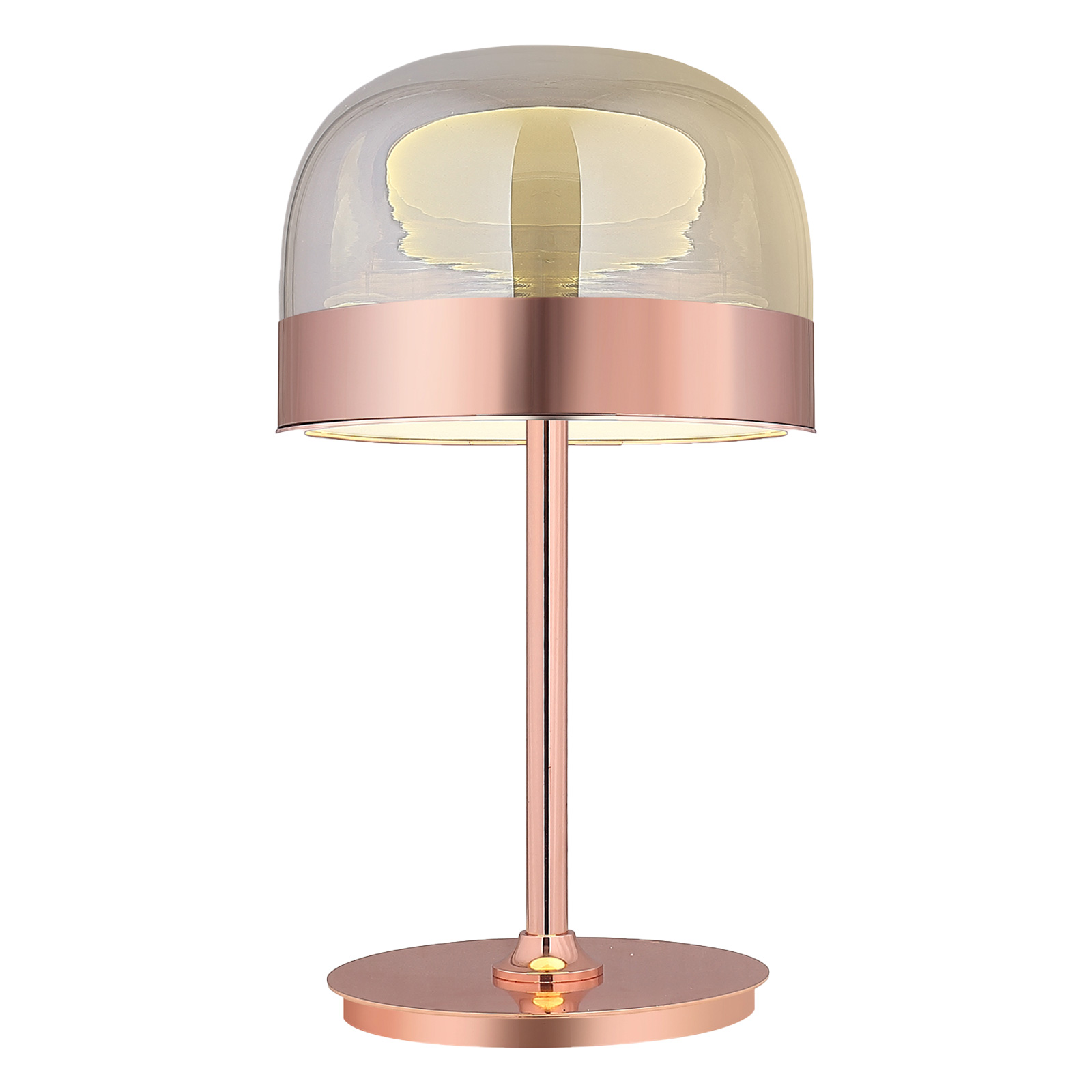Tischlampe Lumineca Raychel 24x43 Cm Gold Rosa