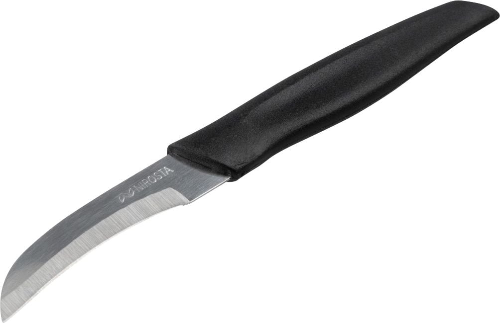 Fackelmann Schälmesser Nirosta 17cm Schwarz Schälmesser