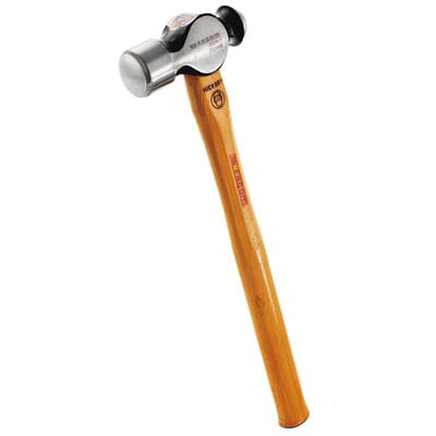 Schlosserhammer Mit Kugelförmiger Schlagfläche Hickory-stiel Ø Schlagfläche Ca. 26 Mm - Facom