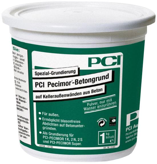 Pci Pecimor-betongrund 1kg Eimer Weiß (pulver)