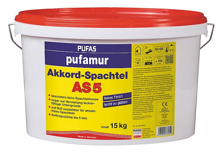 Pufas Pufamur Akkordspachtel 15kg 33705000