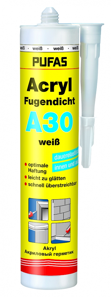 Pufas Acryl-fugendicht A30 310ml 034701000