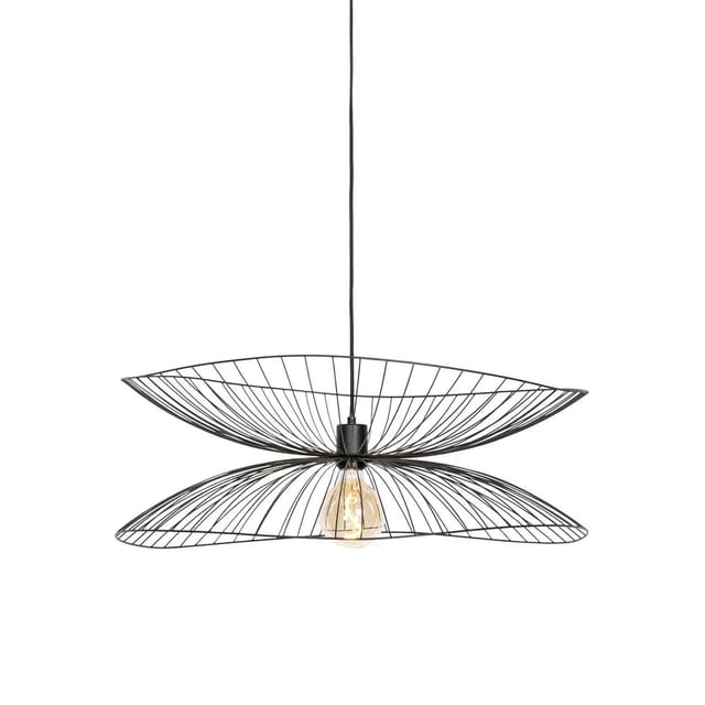 Design-hängelampe Schwarz 66cm - Pua