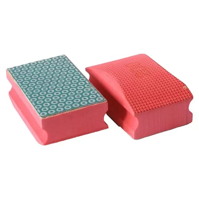 Diamant-handschleifpad K200 - 55x90mm Rot