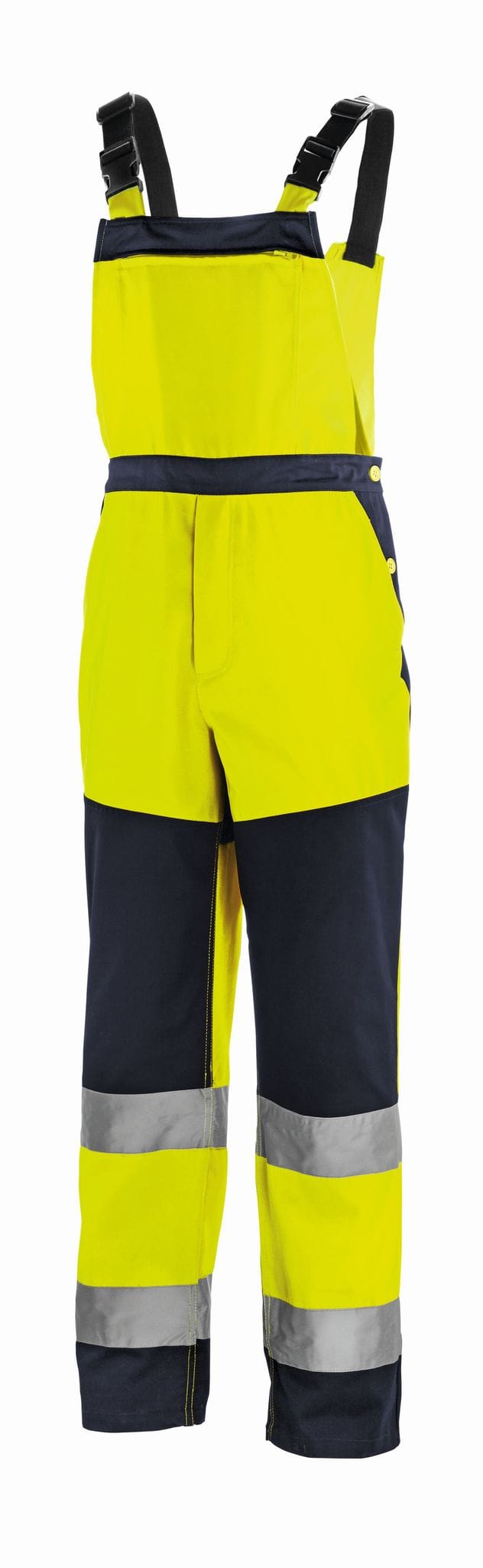 Texxor Warnschutz-latzhose Buffalo Leuchtgelb/navy 60 4336