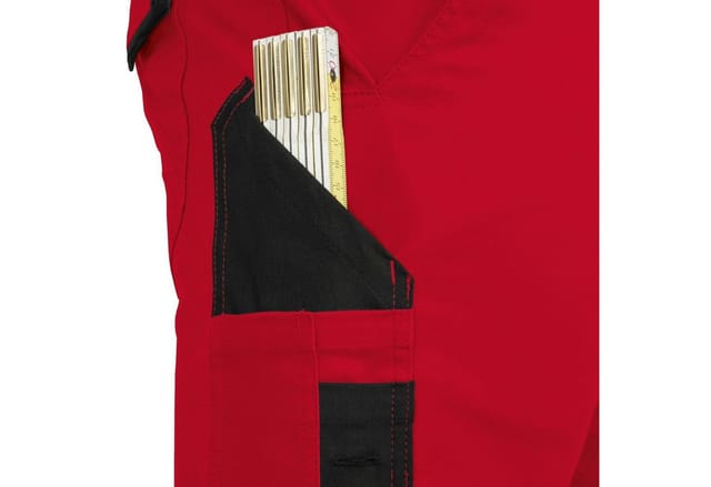 Leibwächter Bundhose Herren Flex-line Flexh22 Gr. 50 Rot/schwarz