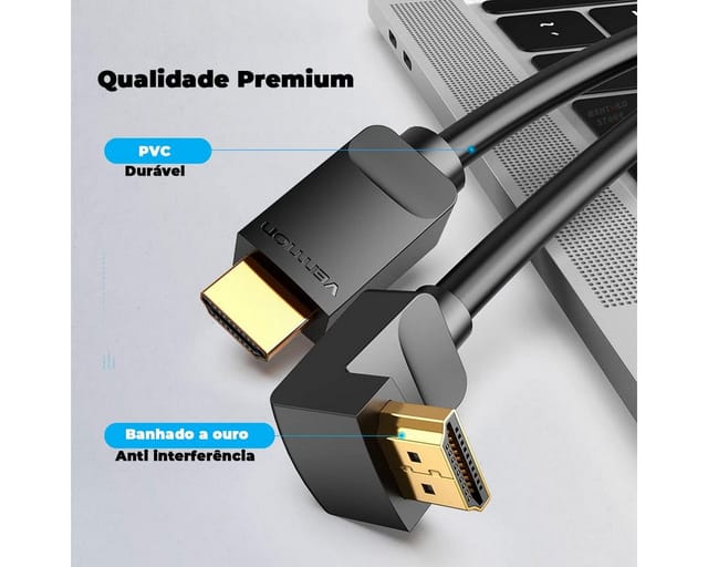 270° Abgewinkeltes Hdmi 2.0 4k Kabel 1.5 Meter