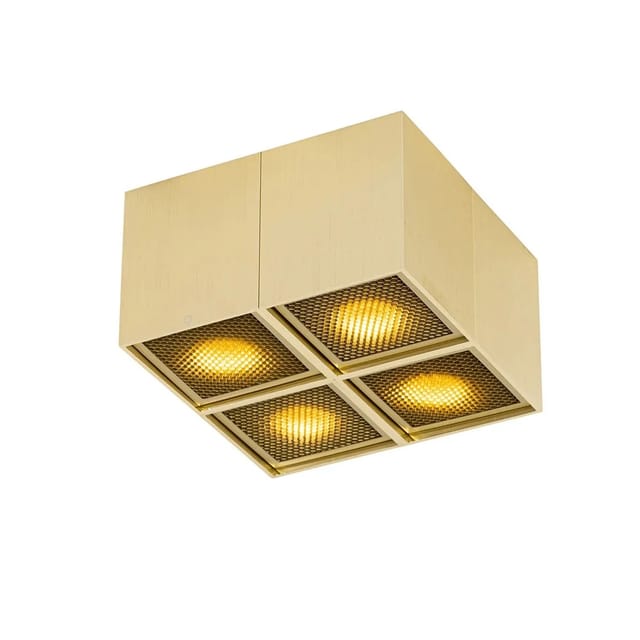 Design-spot Gold 4-flammig - Qubo Honey