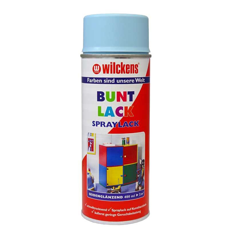 Wilckens Buntlackspray Eisblau Seidenglänzend Spraylack 0,4l 16153000140