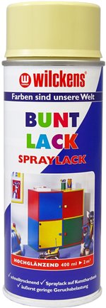 Wilckens Buntlackspray Ral1015 Hellelfenbein Hgl.,spraylack 0,4l 16011500140