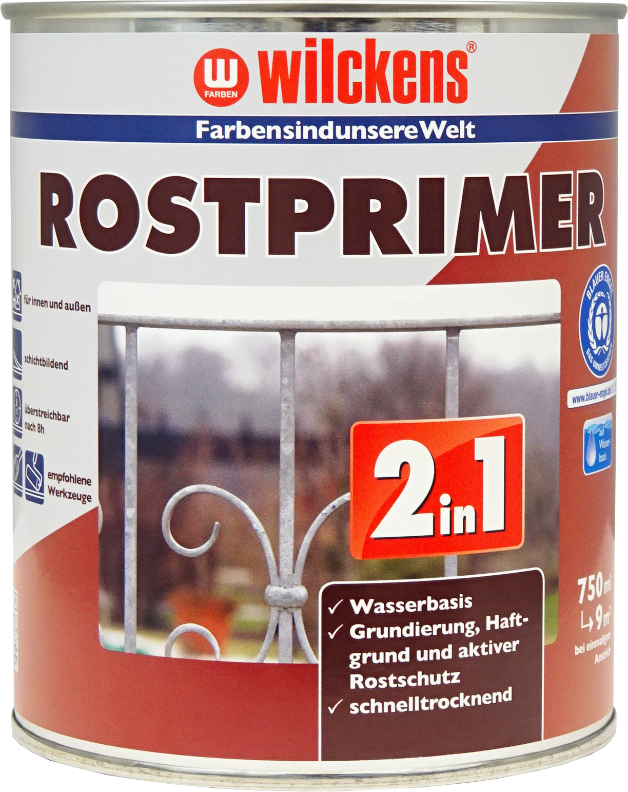 Wilckens Rostprimer 2in1 Grau 0,375l 11371100030