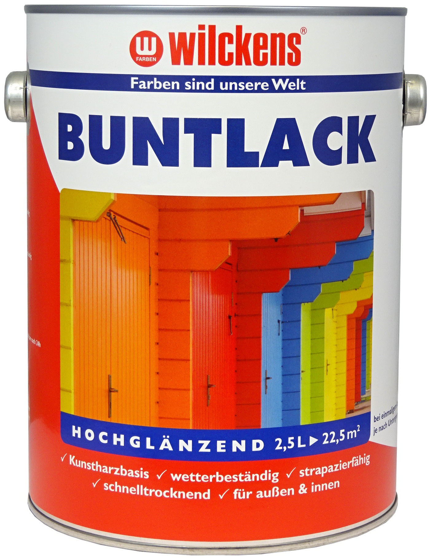 Wilckens Buntlack Ral9001 Cremeweiß Hochglänzend 2,5l 10990100080