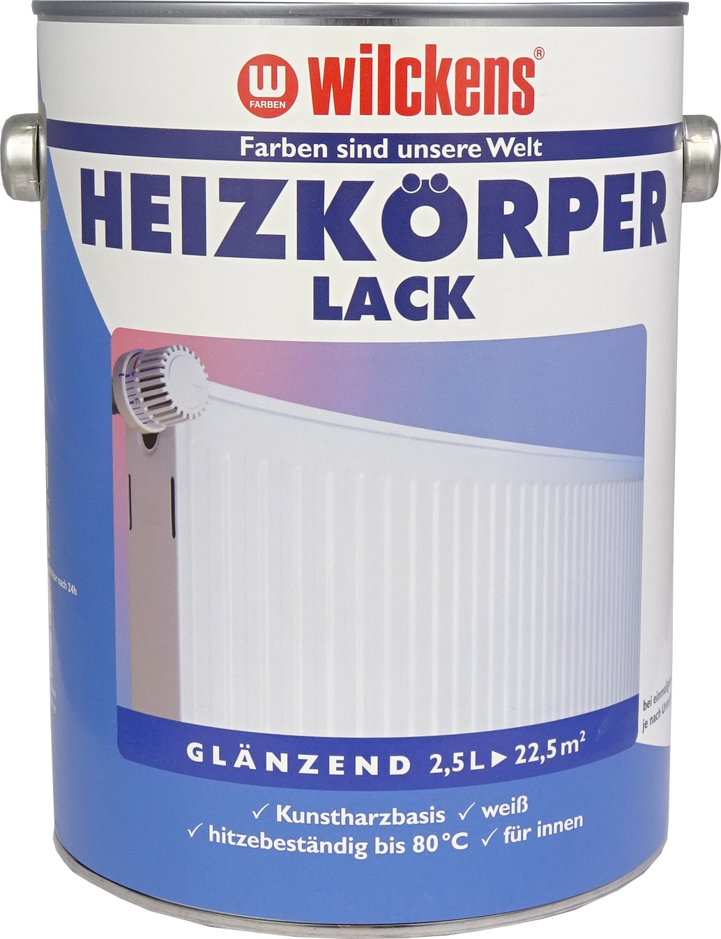 Wilckens Heizkörperlack Weiß Glänzend 0,375l 10891000030