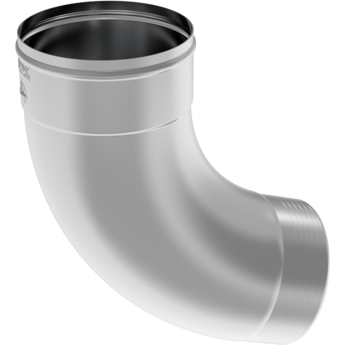 Zambelli Regenrohrbogen 72° Titanzink 76mm 132435-e-zam