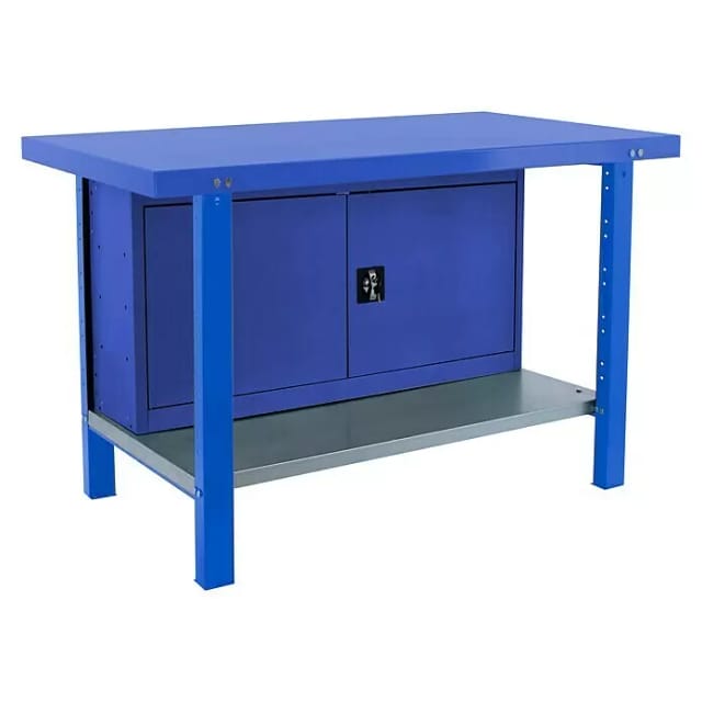 Simonrack Klassischer Arbeitstisch Blau Robust 830x1500x730 Mm