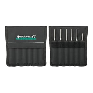 Stahlwille 105-108/6t Satz Splinttreiber, Körner 6-teilig In Testiltasche