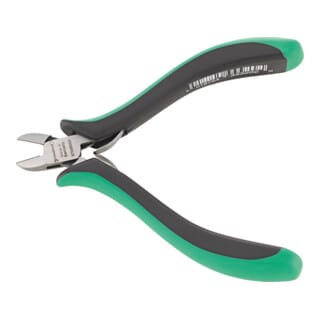 Stahlwille 6708 Mini-elektronik-seitenschneider Mit Fase, Poliert, 110 Mm, 2k-griff
