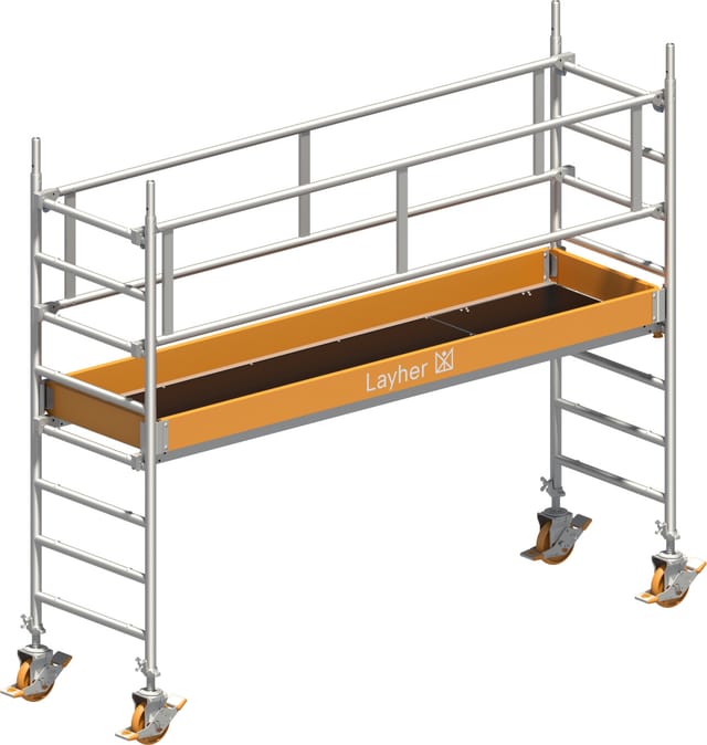 Layher Rollgerüst Uni Standard P2 3,20m Ah