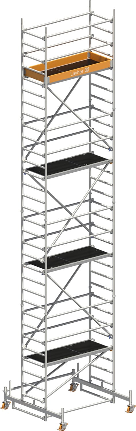 Layher Rollgerüst Uni Leicht P2 9,26m Ah