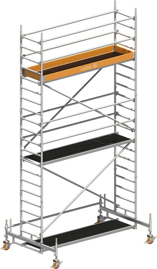 Layher Rollgerüst Uni Standard P2 6,35m Ah