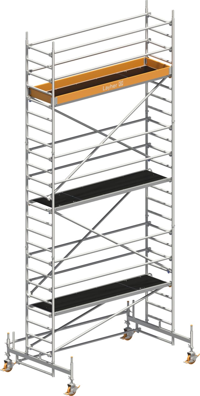 Layher Rollgerüst Uni Standard P2 7,35m Ah