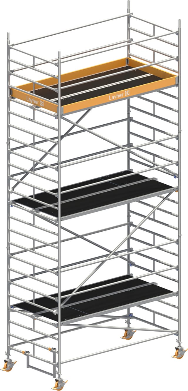 Layher Rollgerüst Uni Breit P2 7,20m Ah